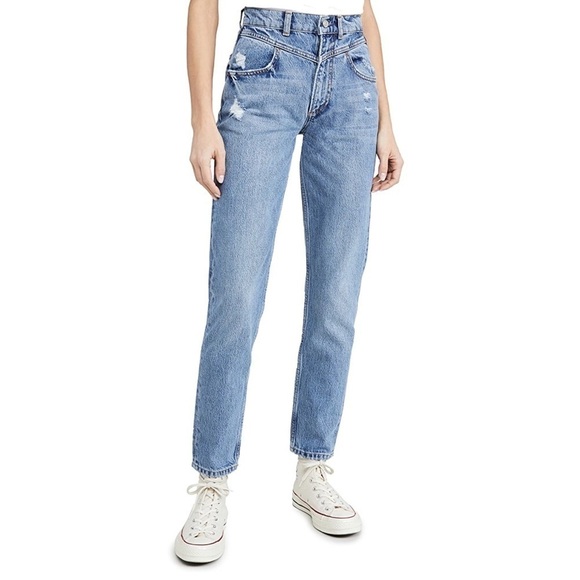 New! Boyish The Roy High Rise Yoke Front Skinny Rigid Jeans - Picture 4 of 16